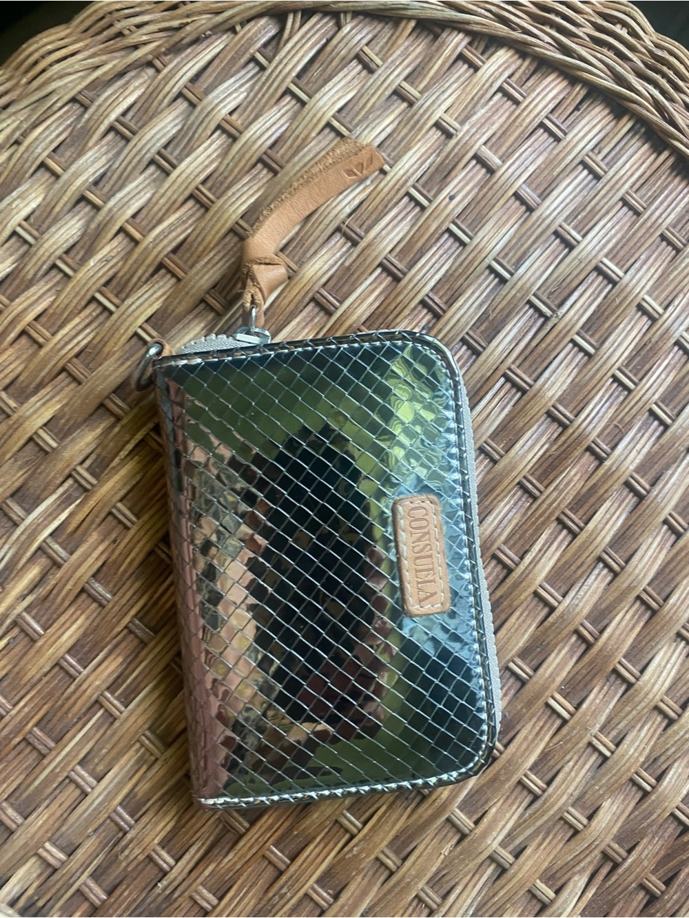 Consuela Glitter Lined Yellow wallet